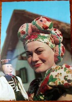 Mezőkövesdi levelezőlap ,képeslap ! Népviselet .