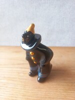 Hollóházi porcelán bohóc figura - extra ritka festéssel - Veress MIklós tervezése