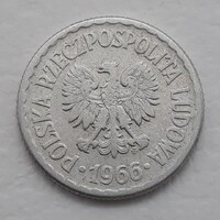 1 Zloty 1966 érme, fémpénz - Lengyelország 1 Zloty 1966 pénzérme