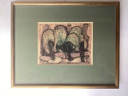 Bene Géza - Szentendrei tájkép  1951 .