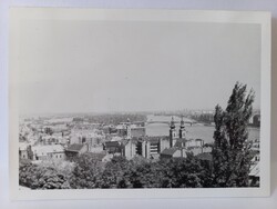 Régi fekete-fehér fotó, Budapest, panoráma 1967