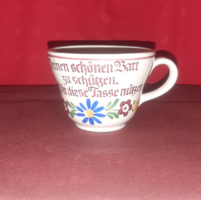 SMF vintage  kerámia bajuszbögre