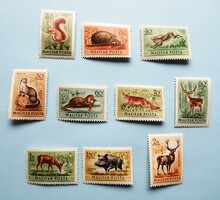 (B) 1953. Erdei állatok sor** - (Kat.: 5.000.-)