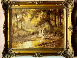 NEOGRADY LÁSZLÓ ŐSZI ERDŐBELSŐ 60x80 cm