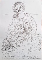 Csorba Simon László (1943-): A Tokaji.... Fénymásolat (xerox), papír, jelzett. 42x29,5 cm; ceruzával utólagosan aláírva