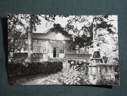 Képeslap,Leányfalu,SZOT üdülő látkép,részlet,1961-