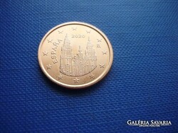 SPANYOLORSZÁG 5 EURO CENT 2020! UNC! RITKA!