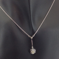 Antik  0.30ct gyémánt  14 karátos nyaklánc