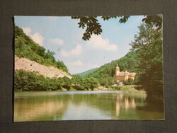 Képeslap,Miskolc,Lillafüred Palotaszálló,SZOT üdülő,Hámori tó,park látkép,részlet,1971-