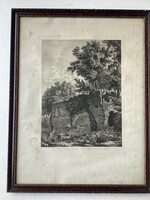 Antik metszet . “ A C Dies f Roma 1794  “