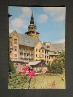 Képeslap,Miskolc,Lillafüred Palotaszálló,SZOT üdülő,Hámori tó,park látkép,részlet,1974-
