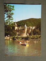 Képeslap,Miskolc,Lillafüred Palotaszálló,SZOT üdülő,Hámori tó,park látkép,részlet,1977-