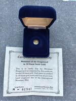 1980 Krugerrand 14K arany érme
