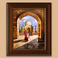 Kabul Adilov: Taj Mahal - keretezve:60x50cm - alkotás:50x40cm - 25/210