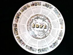 Wedgwood Horoszkópos 1971-es tányér, születésnaposoknak, 1971-ben születetteknek  4.