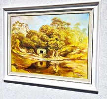 Klie Z.. szignóval csodálatos alkotás, 60x80- olaj farosra