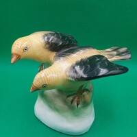 Bodrogkeresztúri kerámia Sárgarigó pár figura