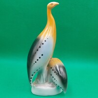 Veress Miklós Hollóházi Gyöngytyúk pár figura