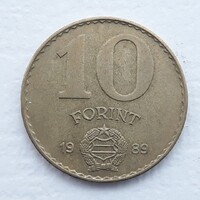 10 Forint 1989 érme, fémpénz - Magyarország 10 Forint 1989 pénzérme