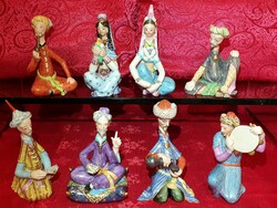 Herendi Perzsa figura gyűjtemény 8db