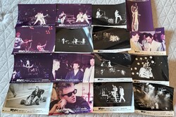 1986 QUEEN EGYÜTTES FREDDIE MERCURY BUDAPEST KORABELI JELZETT ZSELATINOS EZÜST FOTÓ 16 DB