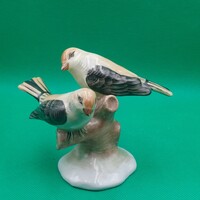 Aquincum Porcelain madárpár figura