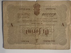 5 forint / 1848 / BARNA