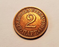 Szerbia 2 Para 1904.   (G060)