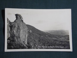 Képeslap,Pécs,Zsabokorszky mérnök kiadás,Babás szerkővek a Jakab-hegyen,hegymászó,1930-