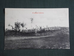 Képeslap,Sióagárd,Kálvária látkép részlet,Fénynyomda Budapest kiadás, 1917-