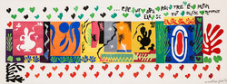 Matisse Az Ezeregyéjszaka meséi reprodukció nyomat kép decoupage absztrakt arab Aladdin csodalámpa