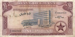 1 font pound 1959 Ghána Ritka