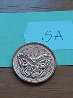 ÚJ-ZÉLAND NEW ZEALAND 10 CENT 2006 Acél réz bevonattal, II. Erzsébet, MASZK  SA