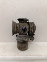 Antik bicikli lámpa Alte Fahrradlampe Bicycle Lamp karbid kerékpár gyűjtemény felújítandó 834 1567