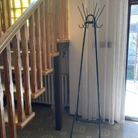 Loft fém álló fogas - fekete