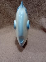 2501/7 Aquincum porcelán art deco aquazur mázas hal figura
