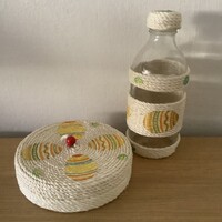 Húsvéti spárgázott üveg és doboz