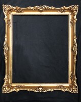 Szép antik festmény vagy tükör keret ! 50 x 60