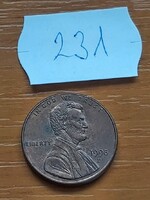 USA 1 CENT 1998 D, Cink réz bevonattal, Abraham Lincoln  231