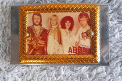 Retro fém övcsat - ABBA együttes -