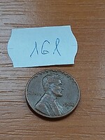 USA 1 CENT 1968  / D,  Abraham Lincoln, Réz-Cink  161