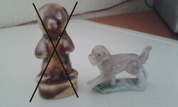Mini porcelán kutyus és maci (Maci eladva)