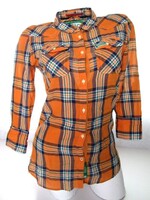 EREDETI SUPERDRY (S) KOCKÁS HÁROMNEGYEDES UJJÚ NŐI ING