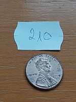 USA 1 CENT 1995 D, Cink réz bevonattal, Abraham Lincoln  210