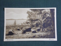 Képeslap,Badacsony,Rózsakő,Monostory Budapest kiadás,1926-  ,barna,
