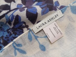 Laura Ashley kék virágos női sál stóla