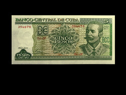 UNC - 5 (úJ) PESO - 2011 - KUBA....Ritka!