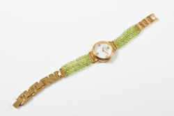 Pierre Chaubert Bracelet Watch with Peridot. BRAND NEW