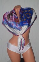 Vintage   100 %  VALÓDI  SELYEM KENDŐ *DIAMOND* KIÁRUSÍTÁS: MINDEN 5 EZER FORINT !!!