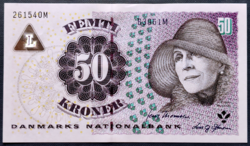 Dánia 50 Kroner / Korona 2006, UNC.